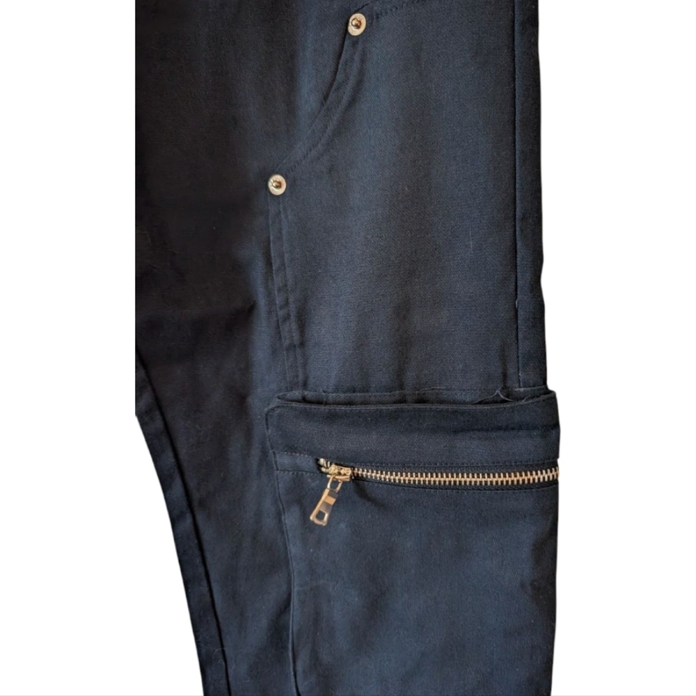 Stacked Fit Genuine Brand Men's Cargo Pants - Navy Blue (32/34) - Picture 9 of 15